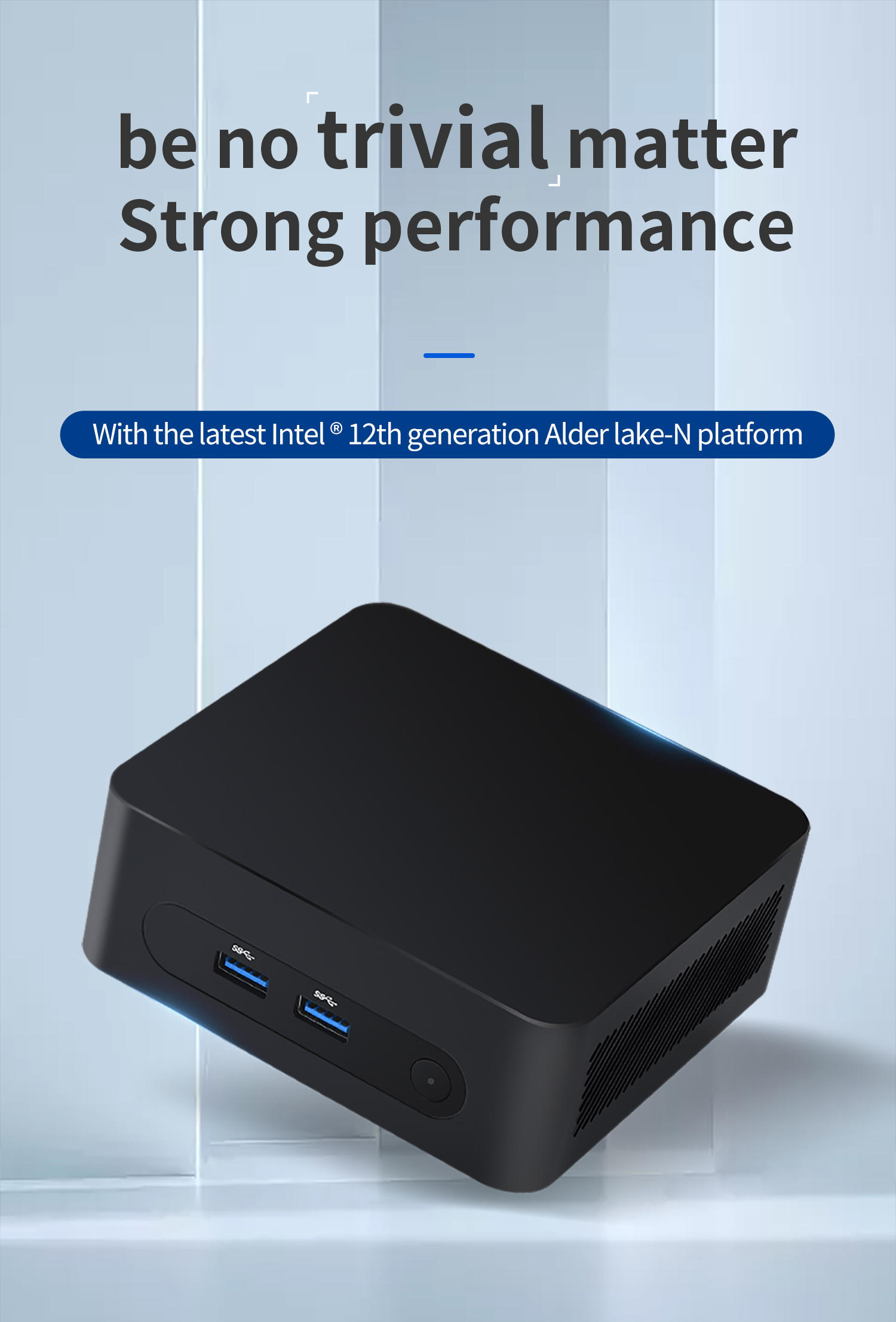 ZX03 Intel Celeron N95 Mini PC, 8GB DDR4, 256GB SSD, Windows 11