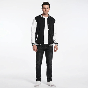 Chaqueta Universitaria de Béisbol Personalizada de Lana de Alta Calidad, Transpirable, Estilo Motero, en Tela Twill para Invierno - Directo de Fábrica - Product Image 1