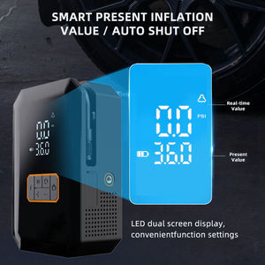 Pompa Ban Mobil & Jump Starter 2 in 1 Tanpa Kabel, Pompa Udara Sepeda Listrik untuk Darurat di Pinggir Jalan - Product Image 5