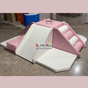 Ensemble de <span class=keywords><strong>piscine</strong></span> à balles en plein air pour enfants, <span class=keywords><strong>rose</strong></span> et blanc - Product Image 3