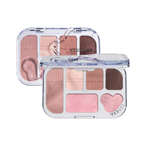 VEECCI Dreamy Les Six-color Eyeshadow Palette Spring Romance ถูกสร้างภาพลักษณ์ออกมาอย่างชัดเจน - Product Image 3