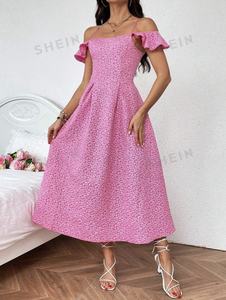 Fukro 3D tejido texturizado tejido Jacquard Floral Telas por yardas para hacer mujeres Cheongsam Jacquard vestido ropa - Product Image 3