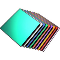 Plaque circulaire en verre acrylique fluorescent lumineux, découpe laser, feuille transparente, épaisseur 2mm-50mm, taille 2440x1220mm, ZY20190116