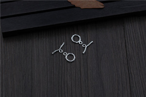 Tự làm chất lượng cao S925 bạc cổ chuyển đổi <span class=keywords><strong>Clasp</strong></span> cho đồ trang sức, Bán Buôn kim loại dây kết thúc <span class=keywords><strong>clasp</strong></span>, Vòng Cổ <span class=keywords><strong>Clasp</strong></span> đồ trang sức phát hiện - Product Image 2