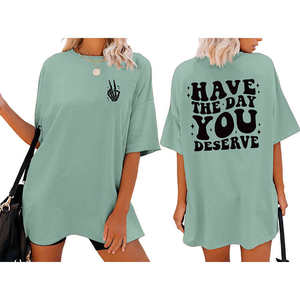 Camiseta de Invierno Casual de Manga Corta para Mujer, 100% Algodón, Diseño Divertido de Esqueleto con Estampado Inflado - Product Image 3