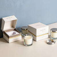 Caja de Regalo de Cartón Rígido de Lujo con Diseño Personalizado, Logotipo y Tamaño a Medida, para Perfumes, Velas, Manualidades, con EVA