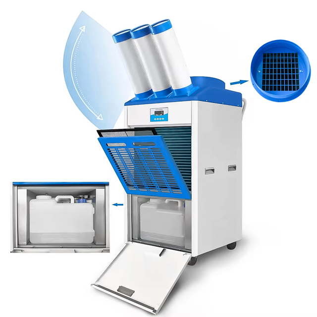 25000btu 2ton Portable Industrial air Conditioner Commercial air Conditionerair Outdoor air Conditioner Without Unit