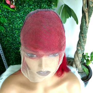 Perruque Lace Front <span class=keywords><strong>HD</strong></span> 13x6 de Luxe Chunling, Cheveux Humains Naturels Roux Lisses, Longueur Moyenne, Confortable et Magnifique pour Femmes, Idéale pour les Rendez-vous et les Voyages - Product Image 4