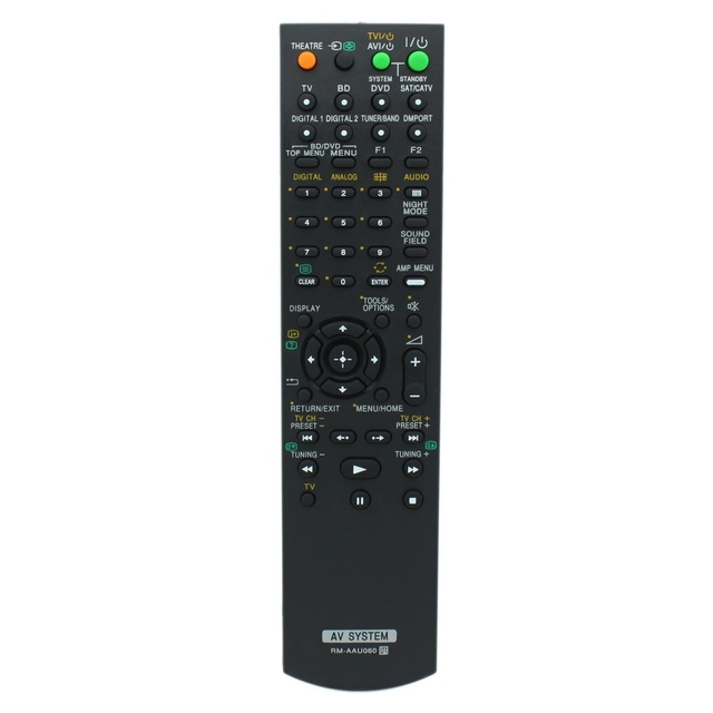 RM-AAU060 Replacement Remote Control Work for Sony Home Theater AV System STR-DG500