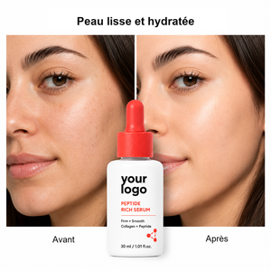 Sérum nourrissant intense ODM/OEM pour peaux sèches, lisse les rides, absorption rapide, non collant, exosomes, collagène, peptide, sérum pour le visage - Product Image 1
