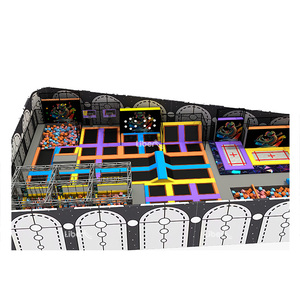 Lieu irrégulier avec Trampoline Jump Park Ninja Course - Product Image 3