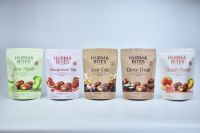 Sachets personnalisés de qualité alimentaire à fond plat pour chewing-gum, aliments pour animaux et conserves, MOQ100, mélange multi-échecs de produits, impression numérique, livraison rapide