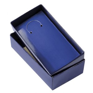 Boîte en carton bleu 120x60x30 mm pour le rangement de supports papier - Product Image 1