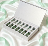 Kit professionnel de revitalisation instantanée de la peau avec micro-aiguilles, poudre et solution de spicules d'algues, peeling exfoliant doux pour une peau lisse