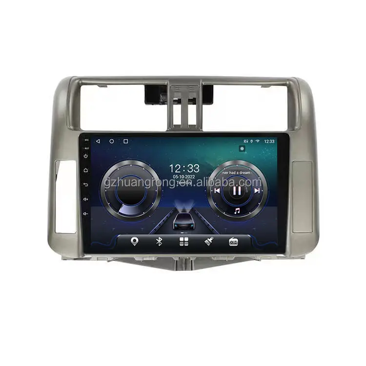 Neuer Android 12 Auto DVD-Player für Toyota Prado 2009-2013 Autoradio Android Stereo GPS Navigation WLAN 4G 4 64GB Carplay FM AM