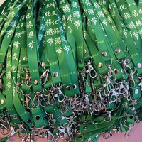 Cordón de Poliéster Personalizado de Alta Calidad con Clip Metálico, Impresión Offset y Serigrafía, Logotipo Personalizado, Gancho para Tarjeta de Identificación, Venta al Por Mayor