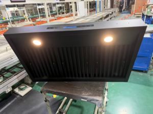 Hotte aspirante murale encastrée de 30 po, 1000 m³/h, avec télécommande et contrôle électronique tactile, en acier inoxydable noir, pour usage hôtelier - Product Image 5