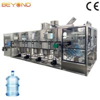 Machine de remplissage d'eau entièrement automatique 100BPH pour barils de 20L – Production d'eau potable