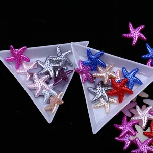 XULIN Akzeptieren Sie kunden spezifische neue 18mm Starfish Mix Farbe Flatback ABS-förmige Perle für Schmuck DIY