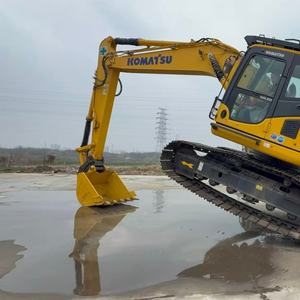 Excavadora Komatsu PC210 usada a precio económico, excavadora de cadenas de 20 toneladas, excavadora de segunda mano para exportación, maquinaria para movimiento de tierras. - Product Image 4