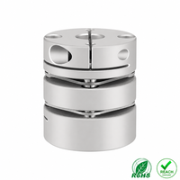 Pièces détachées de machine, accouplement à double disque en alliage d'aluminium, accouplement d'arbre flexible