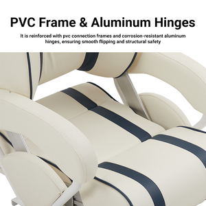 Homful Marine-grade PU da thuyền ghế cao trở lại dual-lật nhôm bản lề gấp ghế cho tàu sử dụng - Product Image 4
