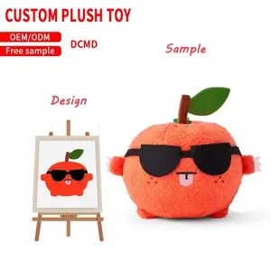 CPC hot promotional gifts customized plush toy Fruit orange plush doll cartoon design personalized orange plush toy