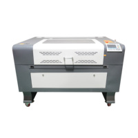 Machine de gravure et de découpe au laser CO2 60-100W 600x900mm avec axe rotatif pour le bois et le papier, refroidissement par eau, haute précision