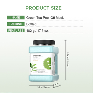 Venta al por mayor té verde antioxidante jalea máscara en polvo iluminar <span class=keywords><strong>la</strong></span> <span class=keywords><strong>cara</strong></span> máscara <span class=keywords><strong>para</strong></span> el aceite <span class=keywords><strong>de</strong></span> <span class=keywords><strong>la</strong></span> piel Control <span class=keywords><strong>de</strong></span> aceite Anti-Acné Peel Off máscara Facial - Product Image 6