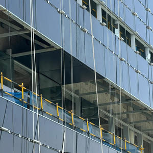 Système de façade vitrée extérieure au design moderne personnalisé, profilés <span class=keywords><strong>en</strong></span> aluminium pour mur-rideau <span class=keywords><strong>en</strong></span> alliage 6063 extrudé avec traverses - Product Image 6