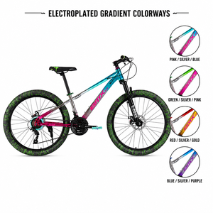 MTBGO BMX 신모델 26인치 산악자전거 스틸 프레임 21단 디스크 브레이크 32H 이중벽 림 경량 - Product Image 3