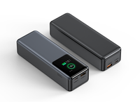 Nuevo Banco de Energía Portátil de 18000 mAh con Carga Rápida PD de 100 W, Cargador para Laptop con Puertos Tipo-C y USB y Función de Pantalla LED, Regalo de Moda 2025