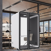 Cabines de confidentialité mobiles UNIBOOTH au design moderne, durables, multifonctionnelles, insonorisées, personnalisables pour le bureau, le bureau à domicile, le salon, le centre commercial