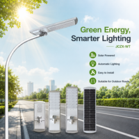 Lampadaire solaire LED DC pour autoroute, certifié IP66, CCC, CE, RoHS, batterie Lifepo4, aluminium, garantie 5 ans, extérieur, 13000 lumens, 6000K