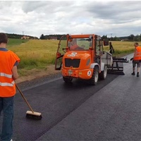Génie Civil En Fiber De Verre Maille De Basalte D'armature En Fiber De Verre Géogrille Prix