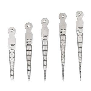 5 шт./компл. из нержавеющей стали 1-10 мм конический измеритель диафрагмы сварного шва для инструментов для измерения отверстий - Product Image 2