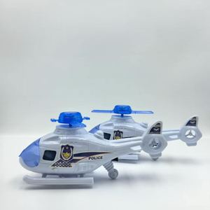 Jouet hélicoptère volant à tirer par cordon en plastique avec lumière, pour enfants - Product Image 3