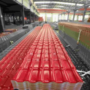 Feuille de PVC de tuile de Upvc Telha Tejas De Pvc Para Techos société de fabrication de <span class=keywords><strong>couvreur</strong></span> de tuile de toit de résine synthétique en Chine - Product Image 2