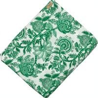 Tissu en coton imprimé floral léger et respirant de qualité supérieure pour robe verte pour femmes