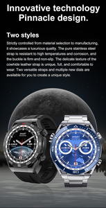 Reloj inteligente <span class=keywords><strong>DT</strong></span> <span class=keywords><strong>NO</strong></span> <span class=keywords><strong>1</strong></span> Ultra Mate para hombre de negocios, correas de cuero de acero inoxidable, pantalla redonda, llamadas BT, reloj inteligente <span class=keywords><strong>DT</strong></span> - Product Image 6