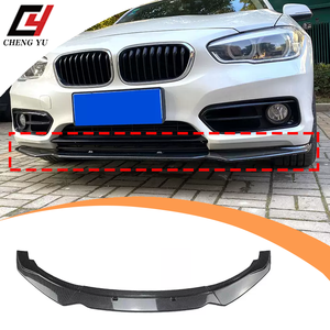 Kit <span class=keywords><strong>carrosserie</strong></span> sport 3 pièces de haute qualité pour <span class=keywords><strong>BMW</strong></span> Série <span class=keywords><strong>1</strong></span> F20 2015-2019, lèvre avant en ABS noir brillant effet carbone - Product Image 1