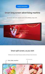 Pantalla LCD Original <span class=keywords><strong>de</strong></span> 25.2 Pulgadas, Formato Alargado, 1920*732, 350 Nits, IP65, Carcasa Metálica, 616*250*39.5mm, Pantalla Digital para Señalización - Product Image 4