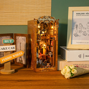 Regalo de Halloween, Rompecabezas 3D de Madera para Armar, Librería Mágica, Modelo Arquitectónico, Decoración Creativa para el Hogar, Juguetes para Aliviar el Estrés, Único - Product Image 2