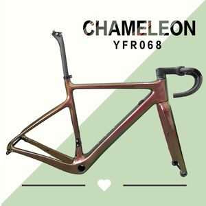 AIRWOLF T1000 Carbone Gravier Cadre Frein À Disque Max Pneu 700C * 45C Câble Interne Gravier Vélo Cadre Vélo De Route Cyclocross - Product Image 2