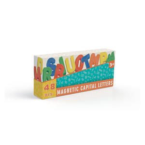 Juego de 48 Letras Magnéticas del Alfabeto en Mayúsculas y Minúsculas, Imanes Educativos para Refrigerador, Aprendizaje del Abecedario para Niños (3+ años) - Product Image 1