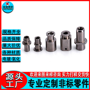 Jinfu Precision Hardware Factory Steel Sealing Connector M8 M9 M10 <b>M5</b> M6 Double-Ended <b>Screw</b> Cylindrical Nut CNC Machined - Product Image 5