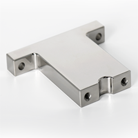 Soporte de Posicionamiento en Forma de T de Aluminio al por Mayor, Mecanizado CNC sin Rebabas, Alta Precisión, Componente de Automatización Certificado ISO, Personalizado