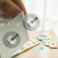 Mini autocollant rond NFC213 de 25 mm en PVC, étiquette RFID intelligente étanche, imprimable avec logo pour livre interactif, jouet, carte