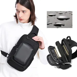 BANGE new design high quality sling shoulder custom wholesale crossbody anti theft men sling bags