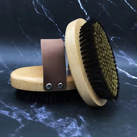 Fabricant de brosse sèche pour le nettoyage du corps personnalisée éco-certifiée brosse ronde en bois ovale en cuivre avec sac brosse de bain exfoliante pour la peau